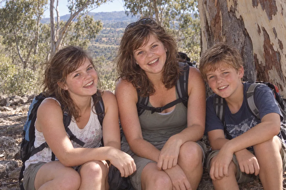 We complained all the way up, but Mum knew we’d love it when we got there., 2011.
